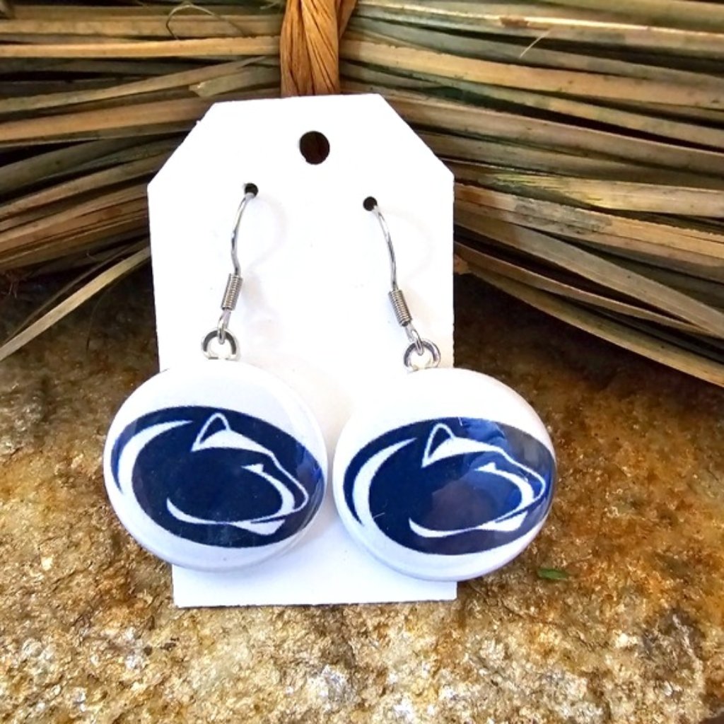 Penn State Nittany Lions Earrings Ncaa Pennsylvania State University Alumni 15$